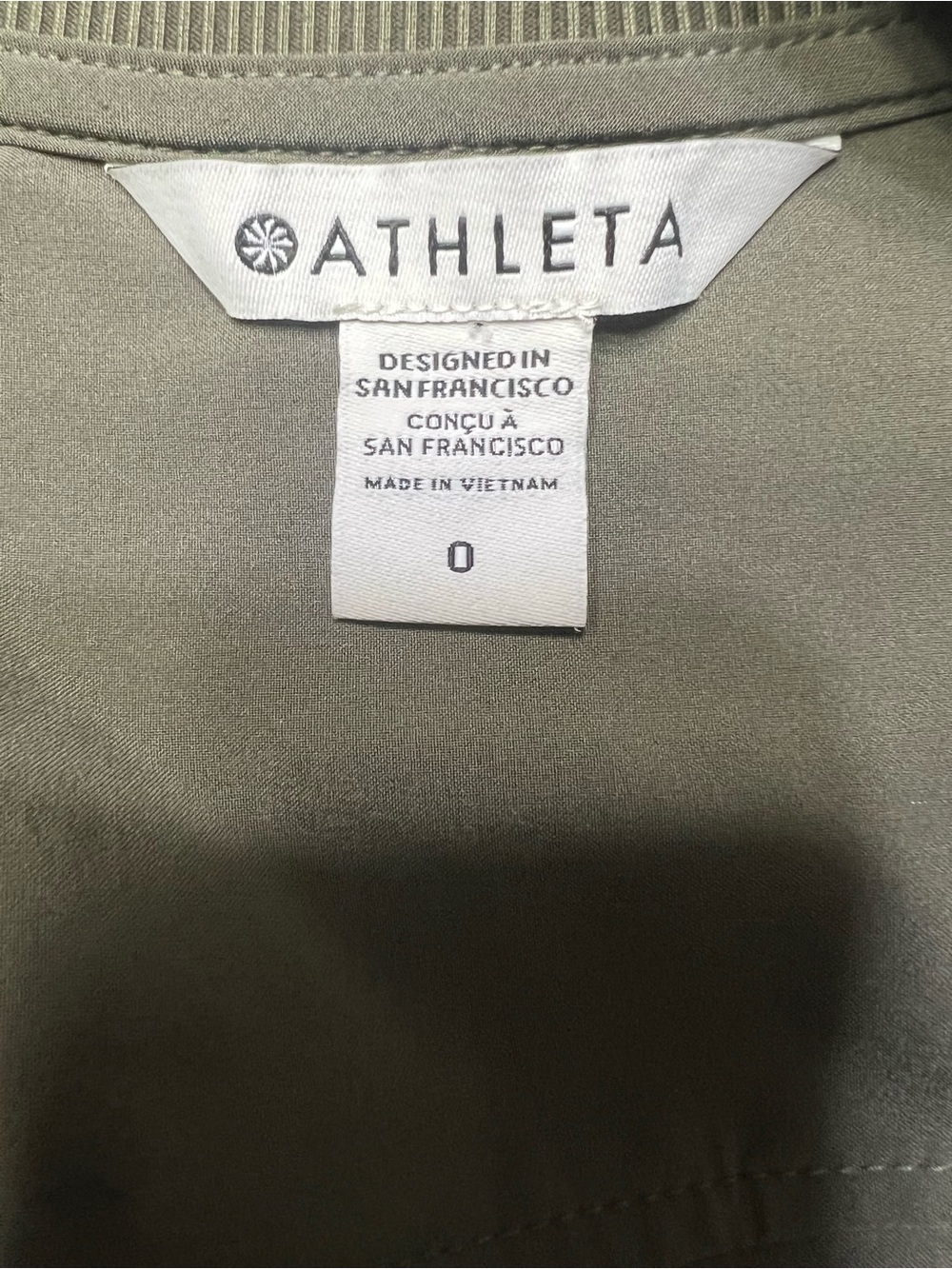 ATHLETA BROOKLYN LONG SLEEVE JUMPSUIT MOSS SIZE 0 - Picture 14 of 16